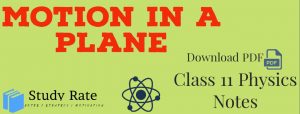 Read more about the article Motion in a Plane-Kinematics Notes Class 11 Physics Notes- Download PDF for JEE/NEET