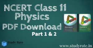 Read more about the article Class 11 NCERT of Physics Book (Part 1 & 2) PDF Download – English and Hindi Medium